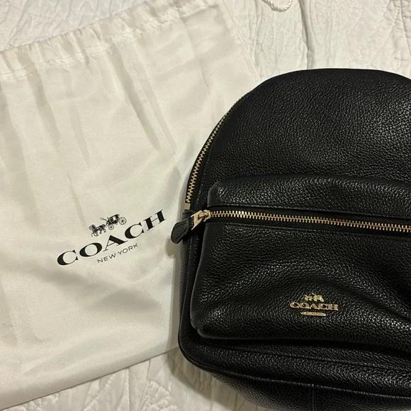 Coach | Bags | Coach Black Mini Backpack With Gold Hardware | Poshmark